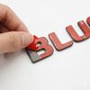 3D BLUETEC Car Rear Trunk Letters Badge Emblem Decal Sticker For Mercedes Benz W212 W166 ML350 GL350 Auto Accessories