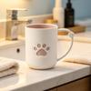 Creative Thickened Cat Paw Toothbrush Cup for Home & Dorm Use
