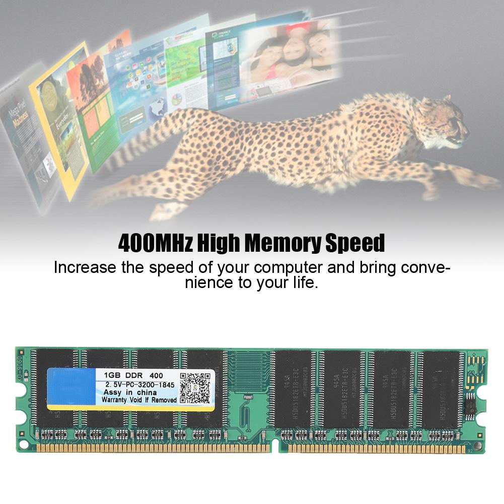Xiede DDR 400MHz 1G 184Pin For Desktop Motherboard Memory RAM Fully Compatible