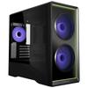 Carcasă PC Mini Tower LIANLI Vector V150 INF cu Oglindă Infinită, Conexiuni spate, Compatibilă cu plăci de bază m-ATX Mini-ITX, 3 ventilatoare ARGB incluse,