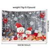 Christmas Tapestry Wall Hanging Red Xmas Balls And Snowman Decorative On Rustic Planks Tapestries New Year Wall Decor Tapestry
