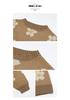 Autumn 2024 Women's Floral Knit Pullover Sweater - European & American Style, Long Sleeve, Round Neck, Casual Fit
