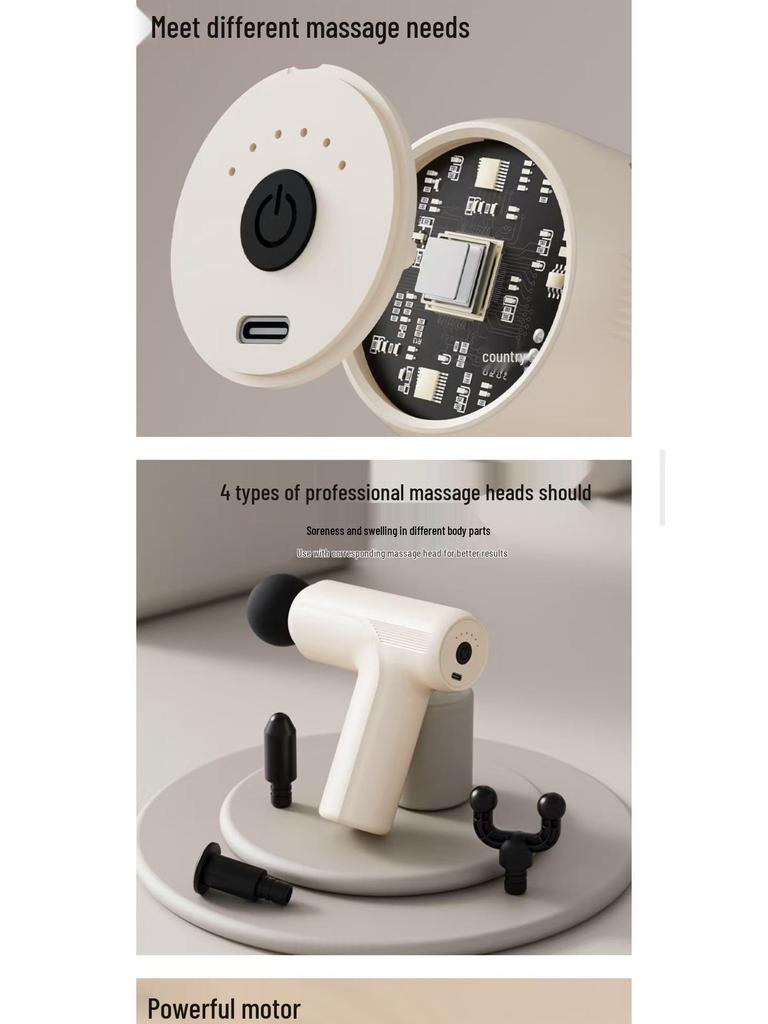 Smart Mini Fascia Gun - Electric Muscle Relaxation Massager for Full Body