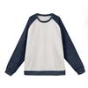 Herren Weihnachts-Raglan-Rundhals-Fleece-Sweatshirt