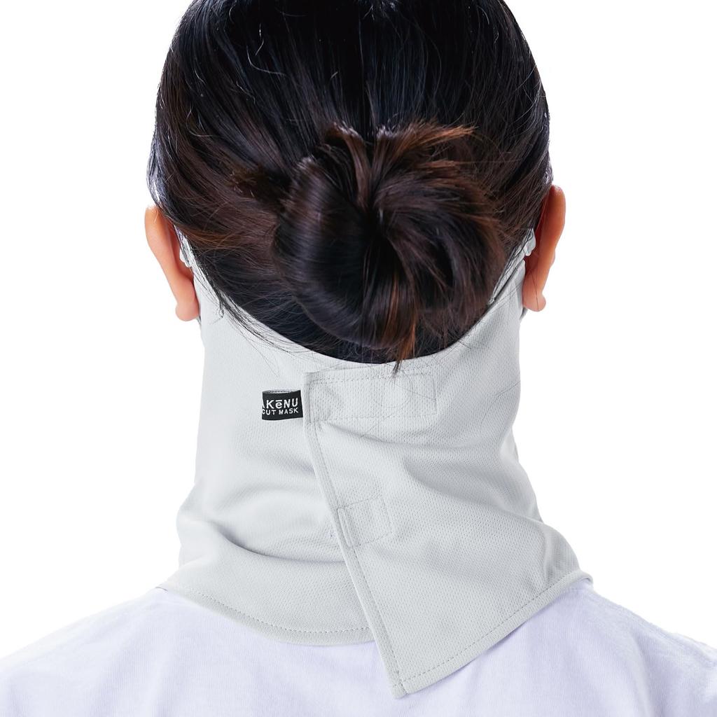 [YAKeNU UV CUT ] Sun Protection Face Cover Yakenu Eye Corner Plus, gray (light gray), Free size