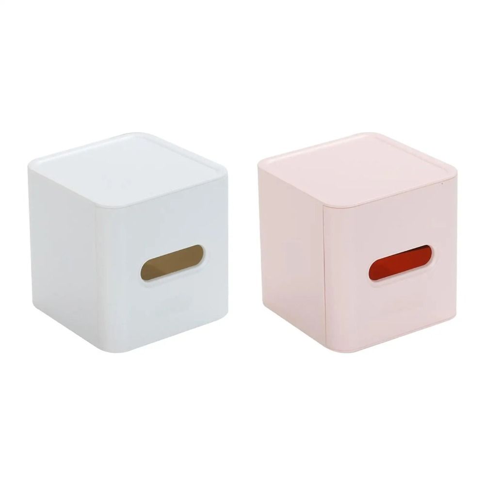 Plastic Roll Paper Holder Simple Desktop Tissue Box Modern Tissue Container  Coffee Table