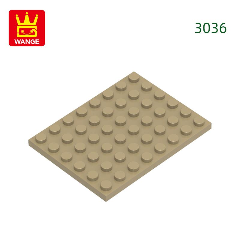 15Pcs/Lot 3036 6x8 Dots Plate Construction Bricks Basic Components Board Blocks Works With all Brand Playthings Ideal For Children Gift Idea Box