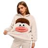 Adult Halloween Funny Hoodie Pajama Shirt - Quirky Sleepwear for Women and Men