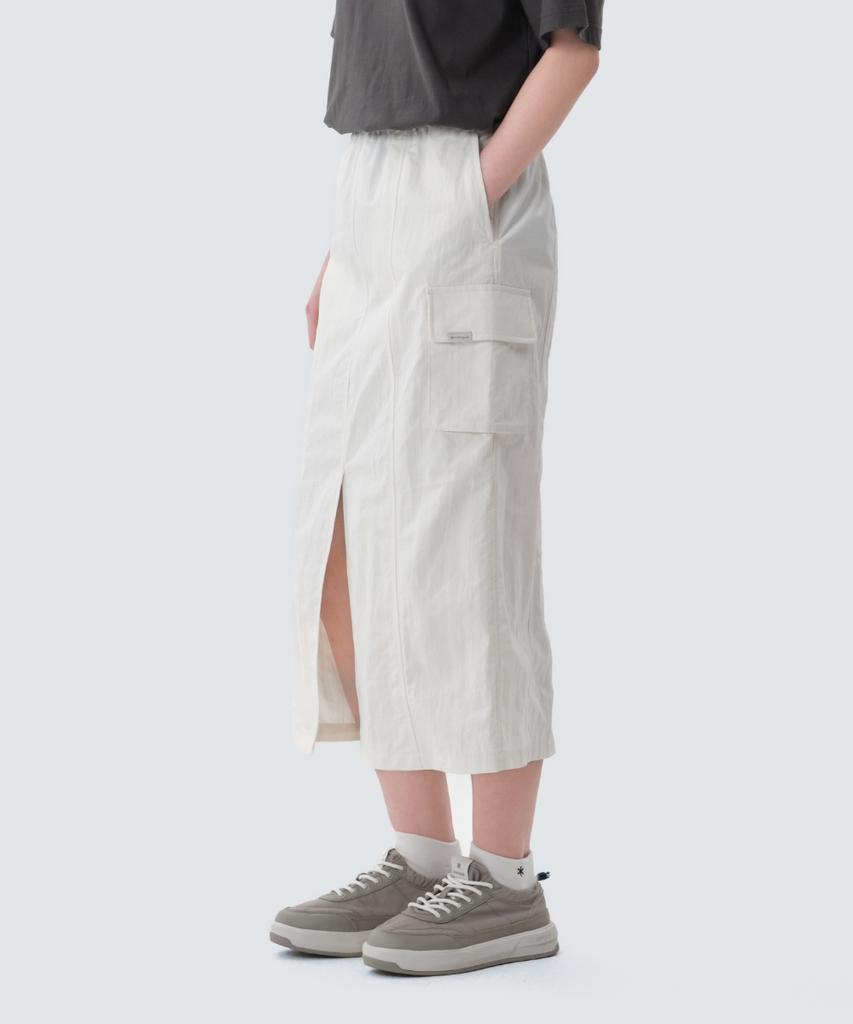 SNOWPEAK APPAREL Cample Flare Skirt (S25Swcsk11) Butter Ivory