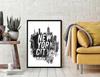 Picture poster In a frame 53x73 cm New York P1085