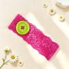 Y2K Subculture Large button polka dot headband photography dressing yoga Going out on the Street INS decoration accessories