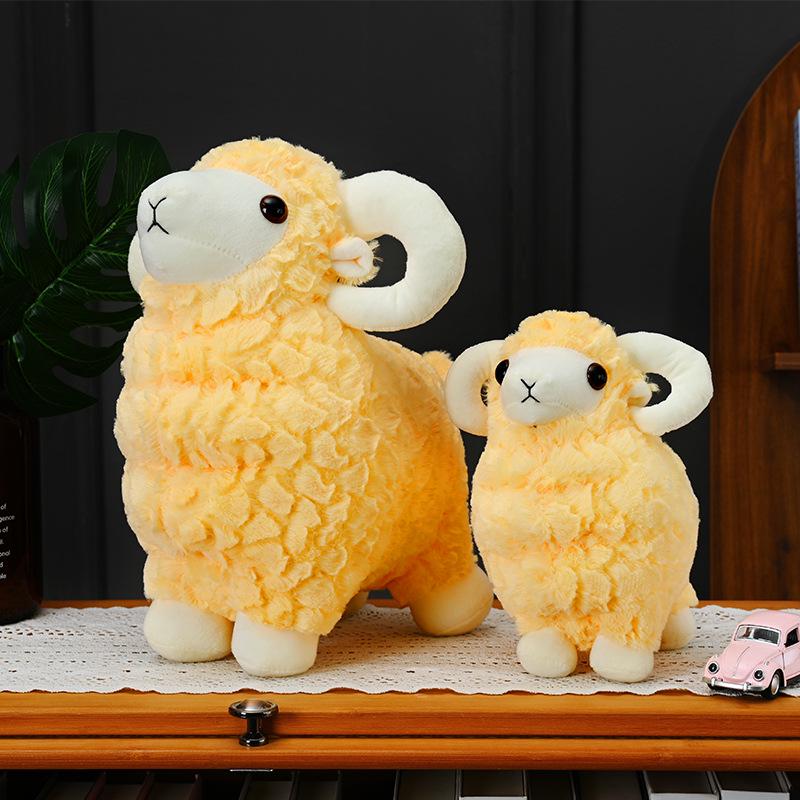 Little Lamb Plush Toy: Claw Machine Doll, Goat Pillow, Toss Gift