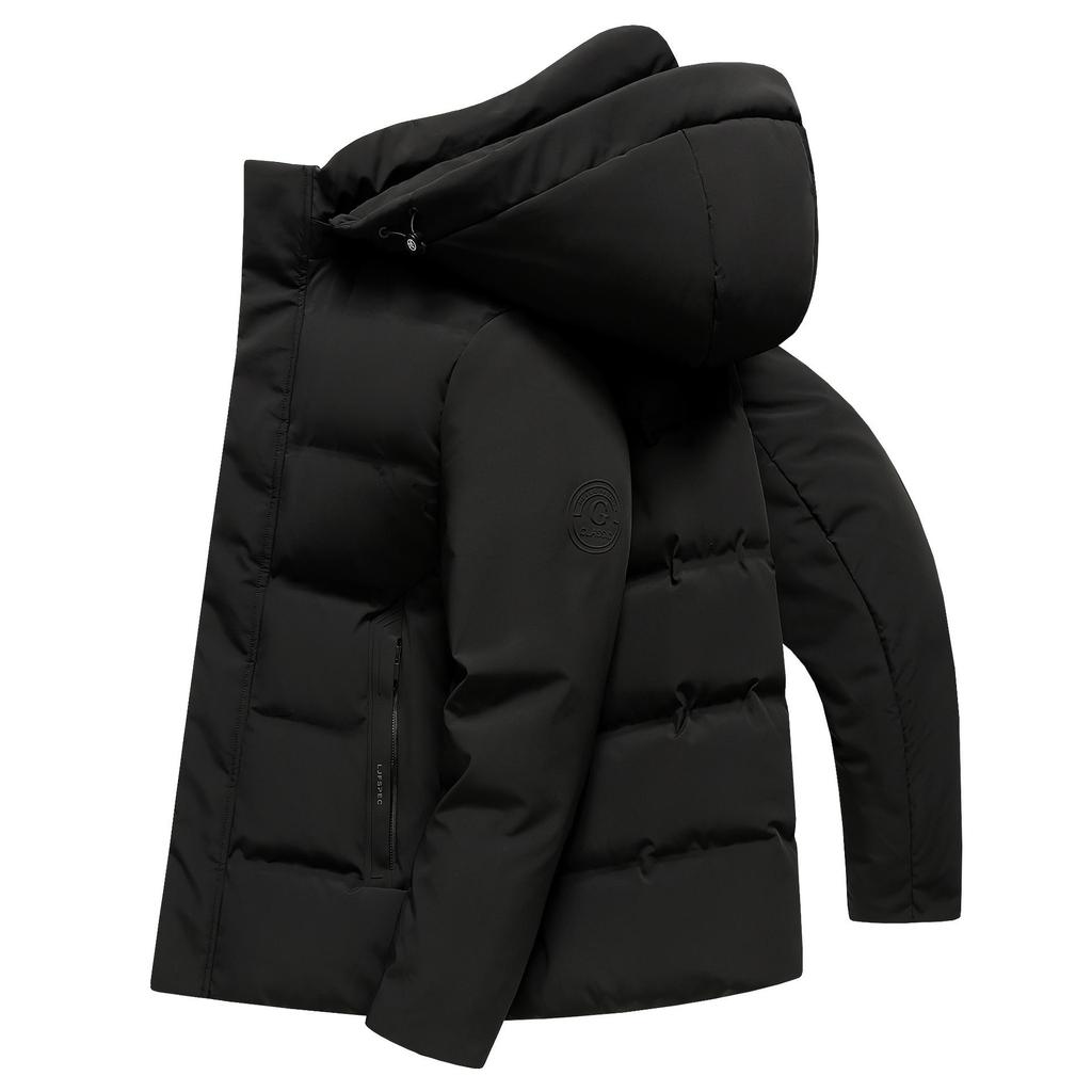 Men's 2025 Winter Thick Duck Down Hooded Jacket for Cold Protection