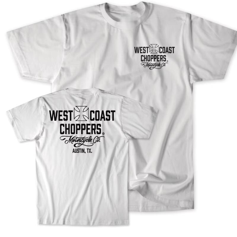 Heißes West Coast Choppers Grafik Baumwoll-T-Shirt Unisex Sommer Kurzarm Modemarke T-Shirt Luxus Lässig Vintage T-Shirts 2026 Neu