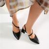 Women's High-heeled Sandals Spring and Summer New Simple and Versatile Thick-heeled Large-size Bag Head Sandals