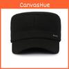 Classic Letters Men Warm Flat Cap Winter Ear Protection Thickened Travel Outdoor