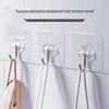 No-Drill Traceless Adhesive Hooks – Strong Wall Mount for Bathroom, Kitchen, or Dorm Door.