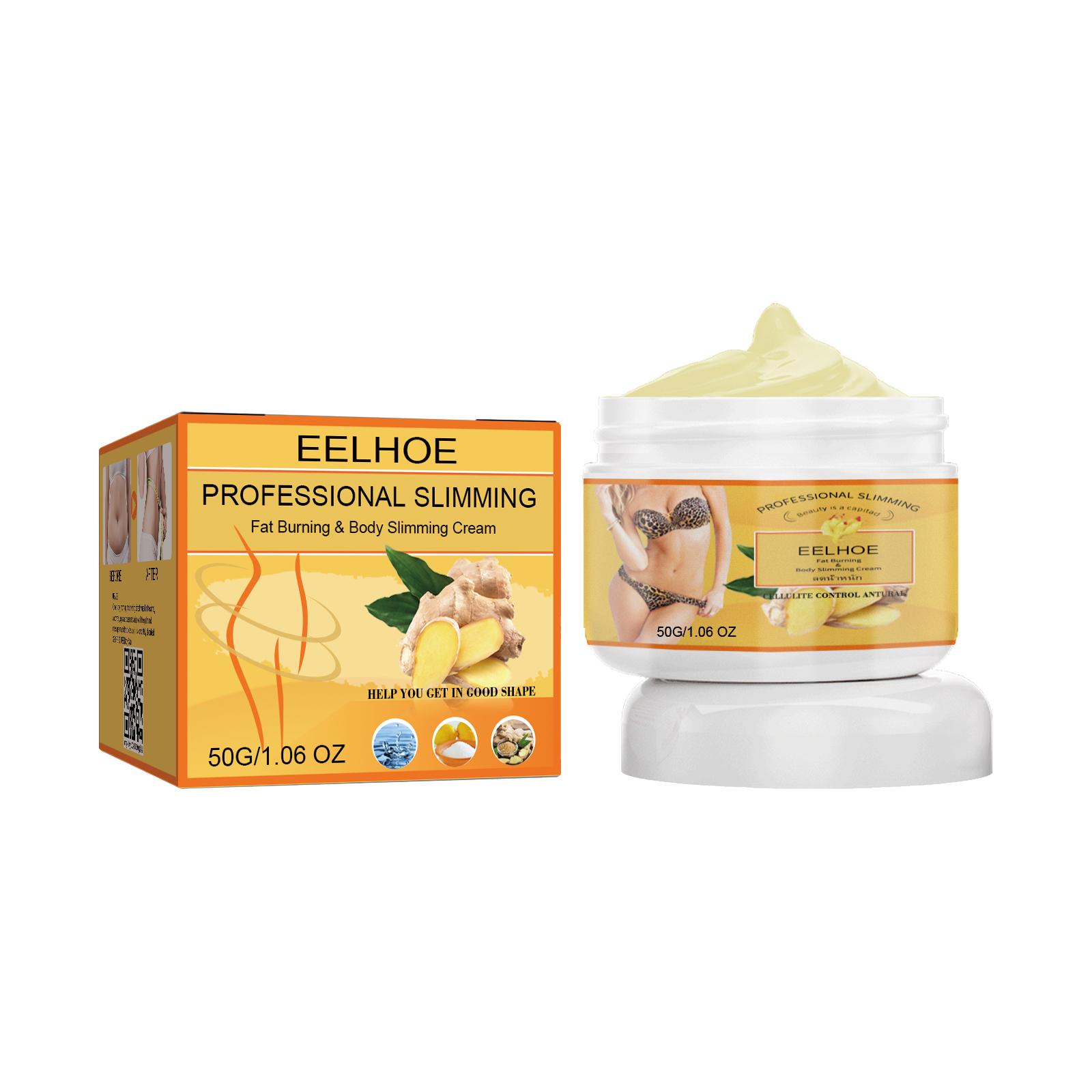 

EELHOE Ginger Slimming Cream 50g - Slimming and shaping, fat burning, slimming and flattening, firming body slimming cream.