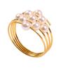 Pearl Napkin Ring, New Napkin Buckle, Metal, Napkin Ring, Wedding Restaurant Mouth Cloth Ring, Party Decoration