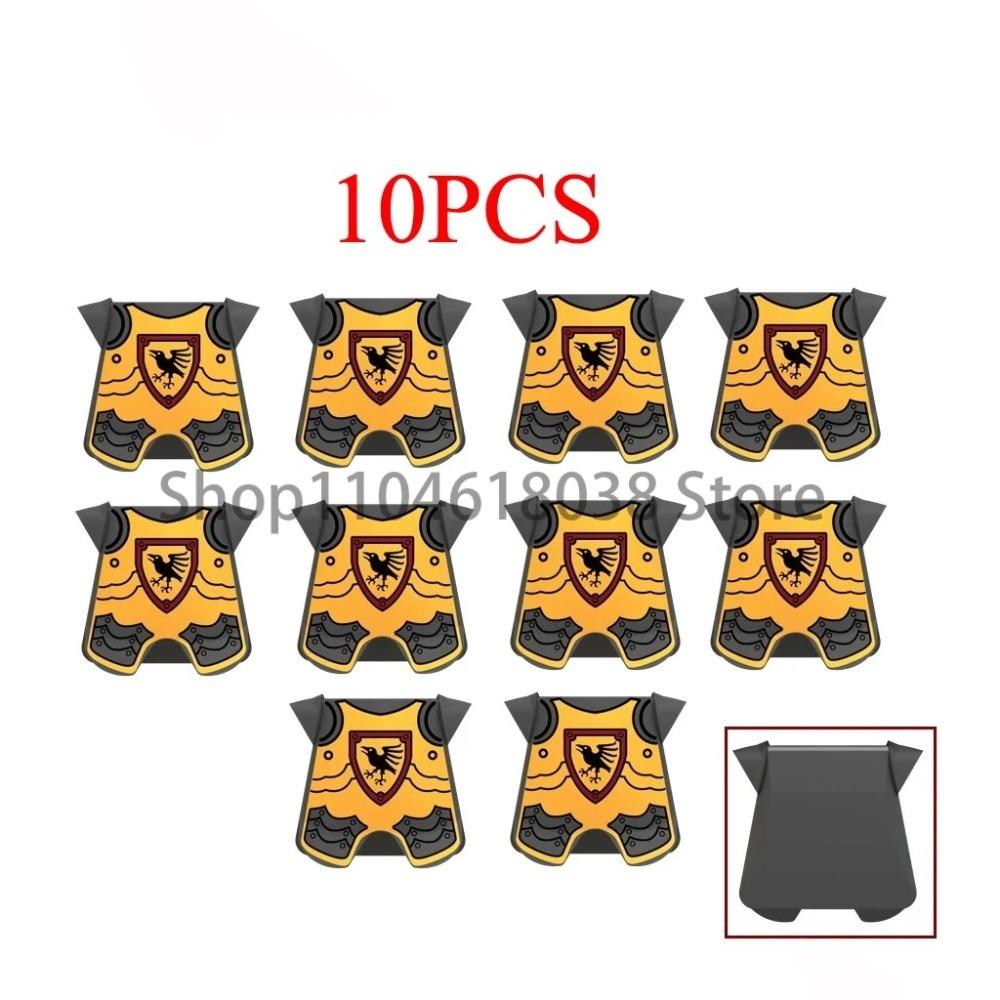 Green Dragon Raven Knights Shield Action Figures MOC Medieval Ancient Knights Scene Building Block Creative Toys for Children