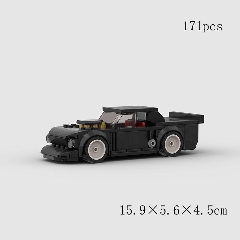 MOC Classical Speed Old Car City Super Racer Model Building Blocks Technical Sports Racing Vehicle Bricks Christmas gift Kid Toy