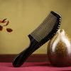 Black Buffalo Horn Hair Comb & Head Massager - Unisex Gift