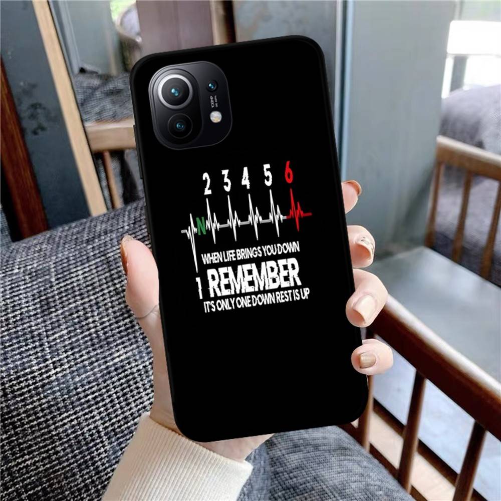 1N23456 M-Motorcycle Phone Case For Xiaomi Mi 5X 8 9 10 11 12 lite pro 10T PocoX3pro PocoM3 Note 10 pro lite