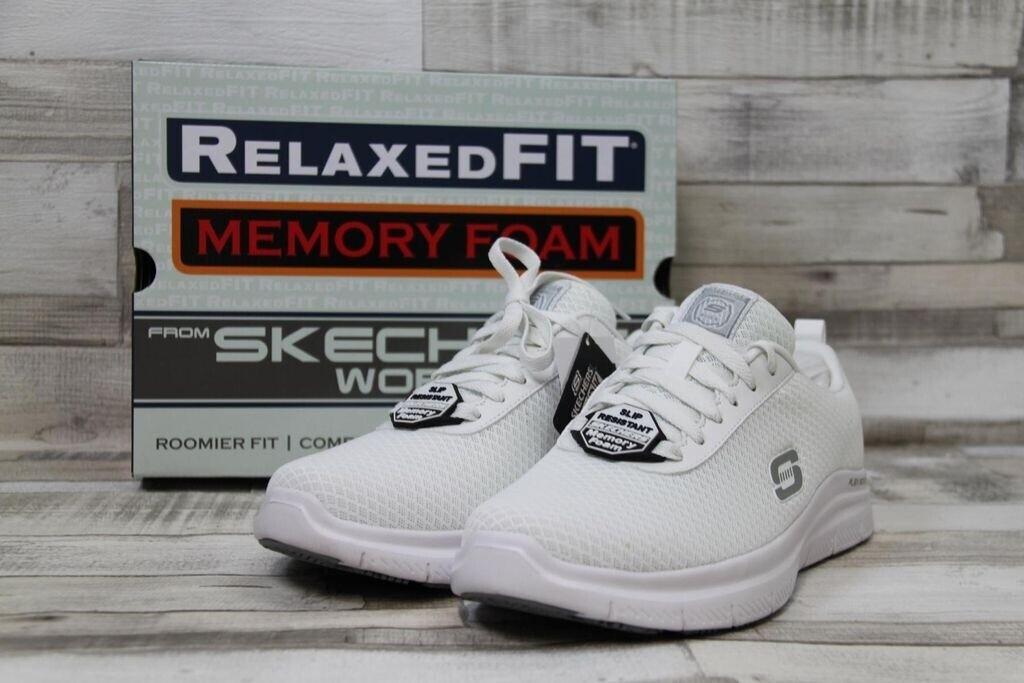 Кроссовки Skechers Work Relaxed Fit: Flex Advantage - Bendon SR белый