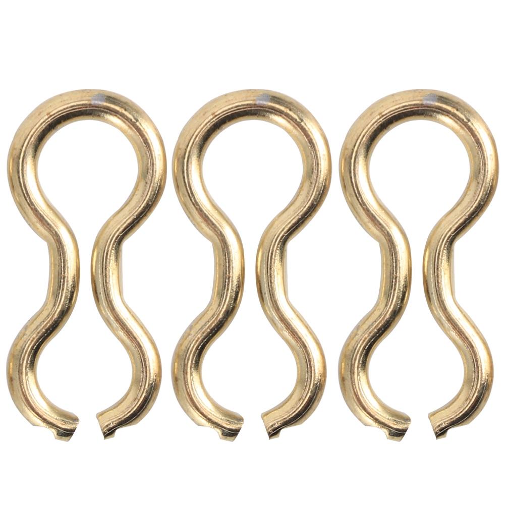 100PCS Steel Alloy Carp Fishing Wire Eyes Sinker Screw s Mould Loops Tackle AccessoryL