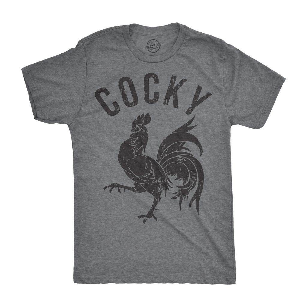 Mens Cocky T shirt Funny Sarcastic Rude Tee Hilarious Adult Humor Dad Joke