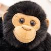 Orangutan Doll Plush Toy High-Elastic PP Cotton Filling Soft Fabric Realistic Chimpanzee Expression Portable Plush Toy