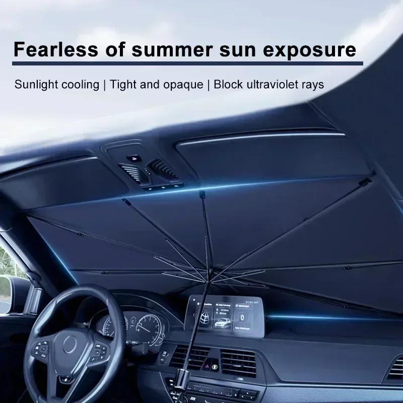 OTOJA1 For BMW Windshield SunShade Umbrella Hemmed Edges Cover Protector Parasol For BMW M M3 M5 E46 E90 F20 E39 E91 E87 E60 E93 F10 X3