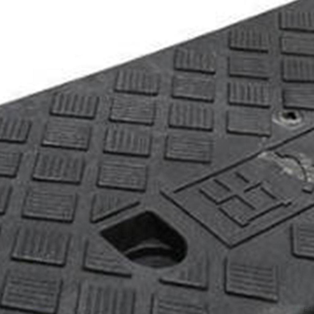 Curb Ramp Climbing Triangle Pad Lightweight Heavy Duty Threshold Roadside Slope for