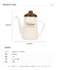 S'more café enamel tableware kettle (Cafe S'more Kettle)