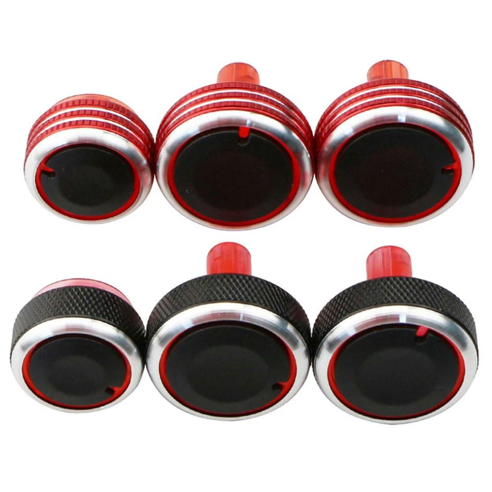 Car AC Knob for Nissan Versa Note March Micra Cube Almera Latio Sunny Air Conditioning Heat Control Switch Knobs Accessories Heat Shields 2