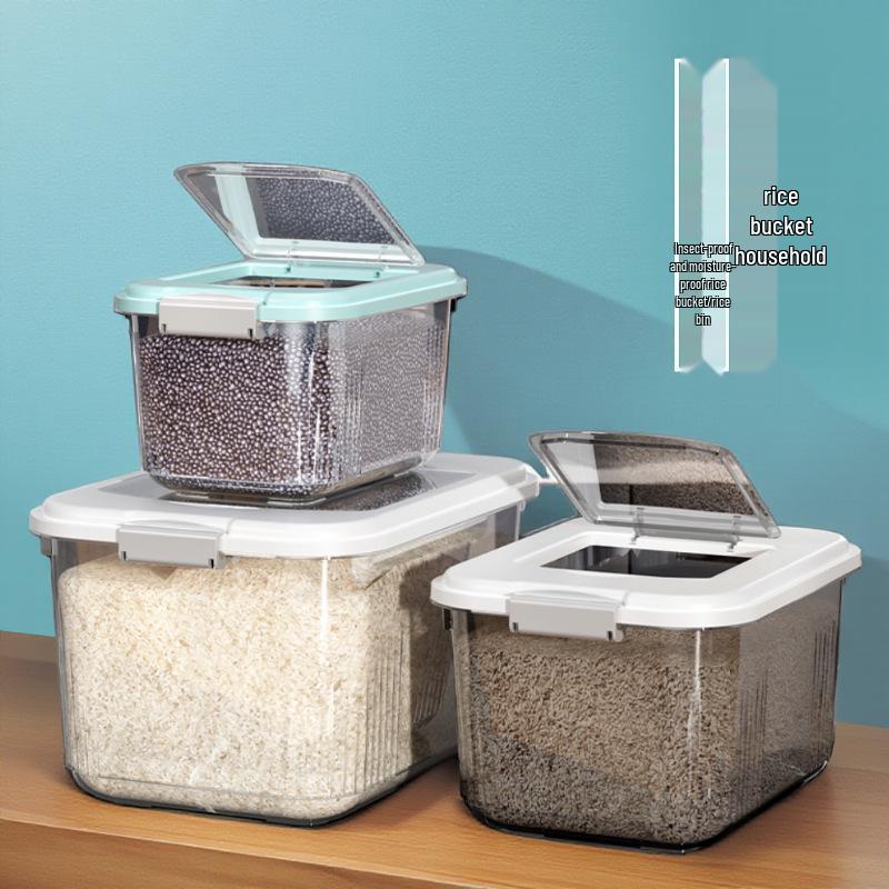 Versiegelter Insekten- und Feuchtigkeitsschutz-Aufbewahrungsbehälter für Reis & Mehl mit großem Fassungsvermögen