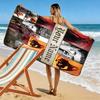 Name Custom Taylor Poster Print Beach Towel, Large Soft Quick Dry Towel for Beach Camping Swimming