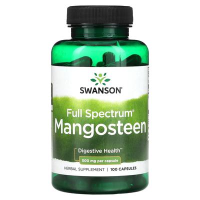 Vollspektrum Mangostan, 500 mg, 100 Kapseln