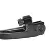 Black Metal Motorcycle Clutch & Brake Lever Handlebar Set