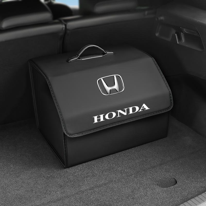 Honda Dedicated Trunk Leather Storage Box Large Capacity Box For Honda Civic Fit Accord City Vezel CR-V S660 Odyssey HR-V Pilot