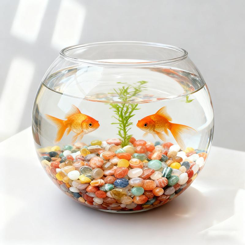 100/200g 1~1.6cm Colorful Pebbles Natural Agate Crystal Pebbles Decorative Stones for Aquariums Fish Tanks Air Plant Decor TMZ