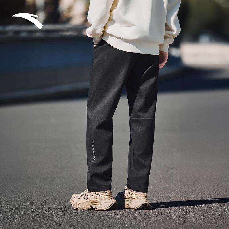 Anta KT Men s Water Repellent Thickened Fleece-Lined Sports Pants