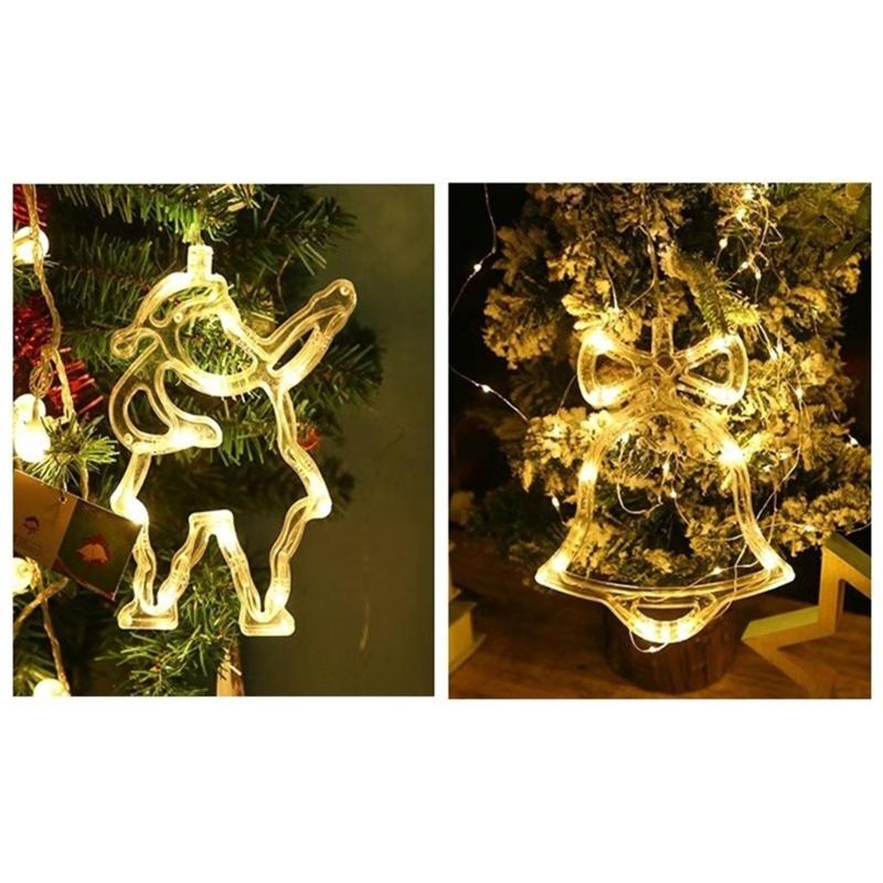 Christmas Sucker Light Hanging Led Lamp Battery Powered Festival Backdgroun