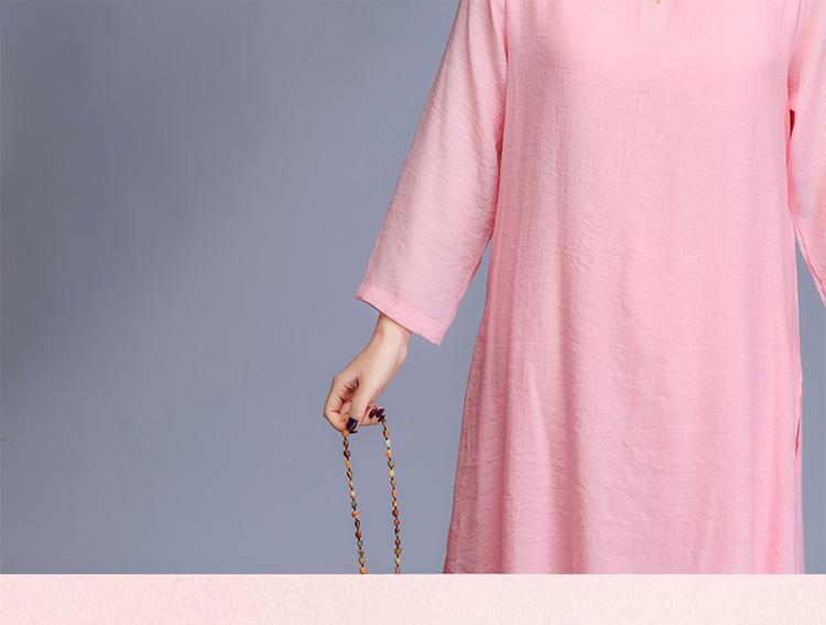 Spring/Summer Fairy Zen Suit: Women's Chinese-Style Cotton Linen Tai Chi & Dance Set