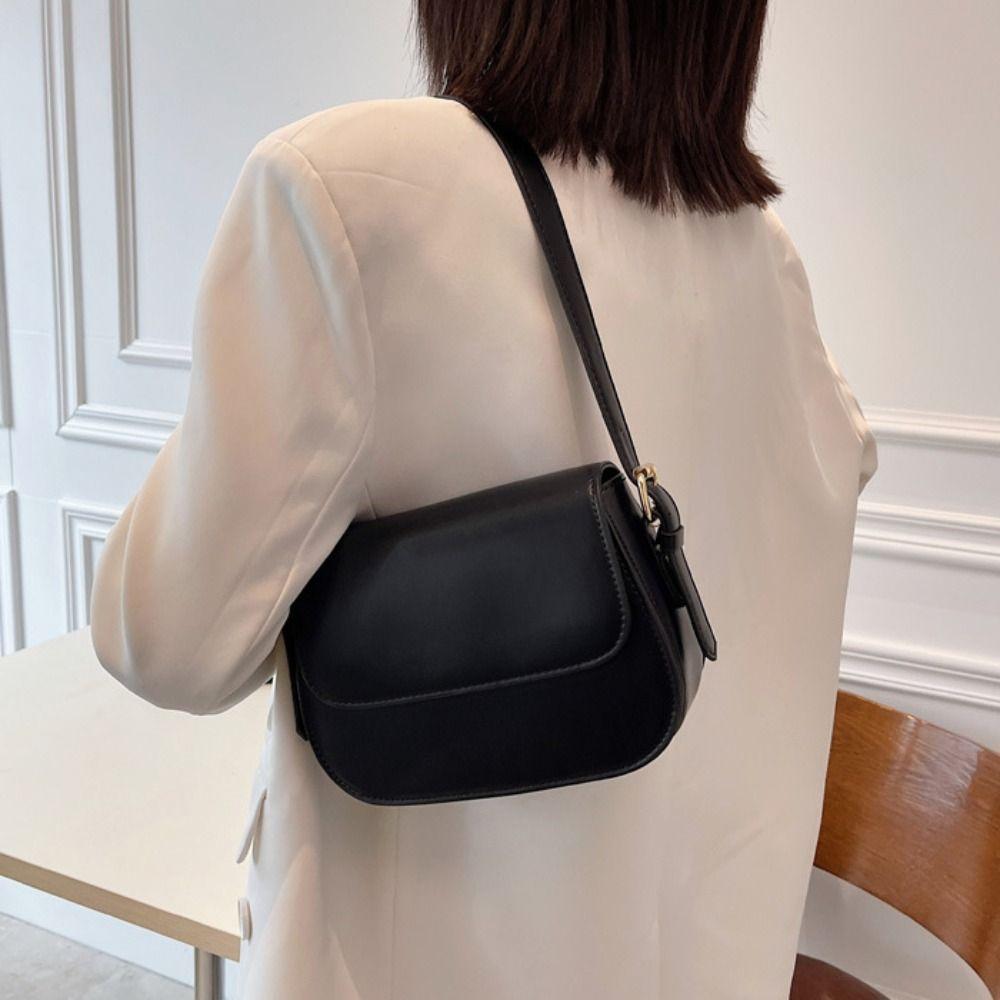 Korean Style Flap Crossbody Shoulder Bag Square Women Crossbody Bag Fashion PU Shoulder Bag  Ladies