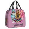 Rainbow High Insulated Lunch Bag for Outdoor Picnic Cartoon Anime Tv Portable Thermal Cooler Lunch Box Women Kids