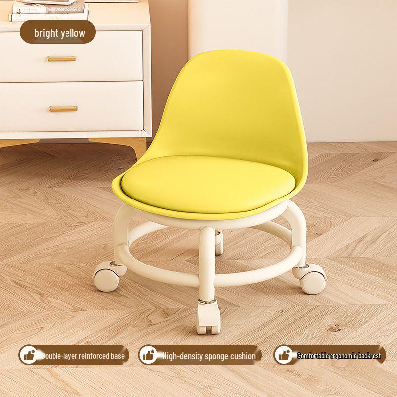 Kompakter Rollhocker mit Schwenkrädern – Ideal für Zuhause, Beauty oder den Gelegenheitsgebrauch