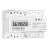 A58Z 7P Kwh Electrical Power Three Phase Energy Meter 3 Phase 4 Wires Analog Consumption Monitor DIN Rail AC 400V 100A