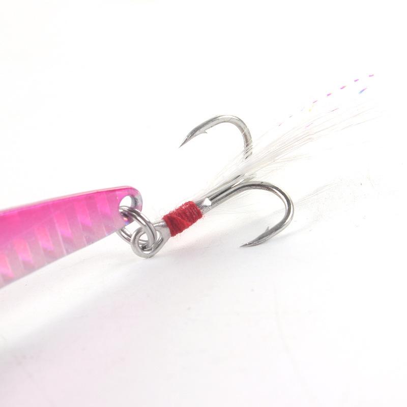 Bighead Fish VIB Metal Lure with Blood Groove Hook for Freshwater and Sea Fishing - Ideal for Asp and Bass.