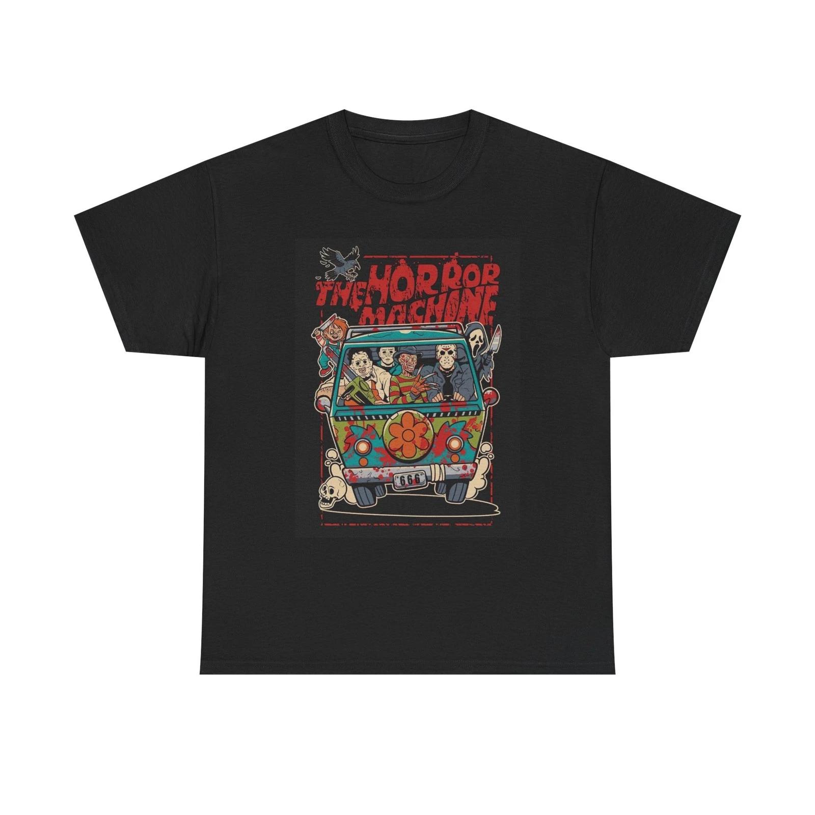 

The Horror Machine Graphic T Shirt Scooby Doo Funny Unisex Heavy Cotton Tee S